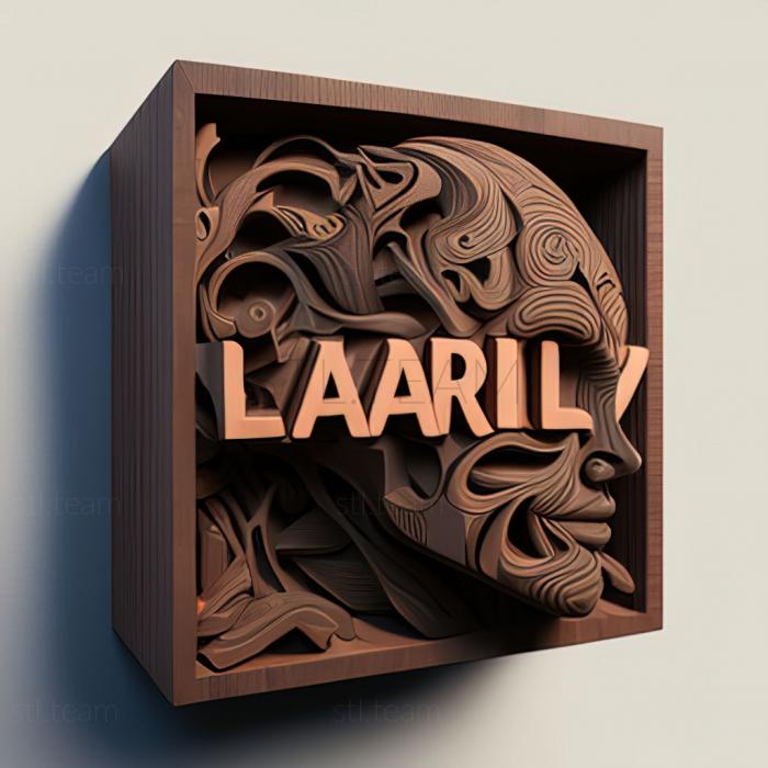 3D model Larry Puns American artist (STL)